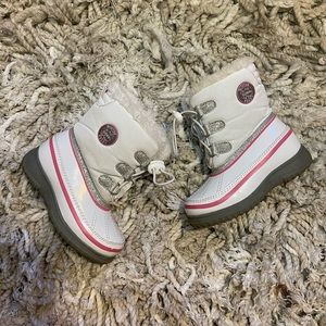 TOTES Toddler Girls Waterproof Winter Boots Size 10